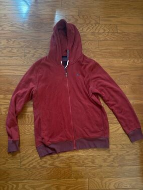 Hurley Red Full-Zip Hoodie Jacket